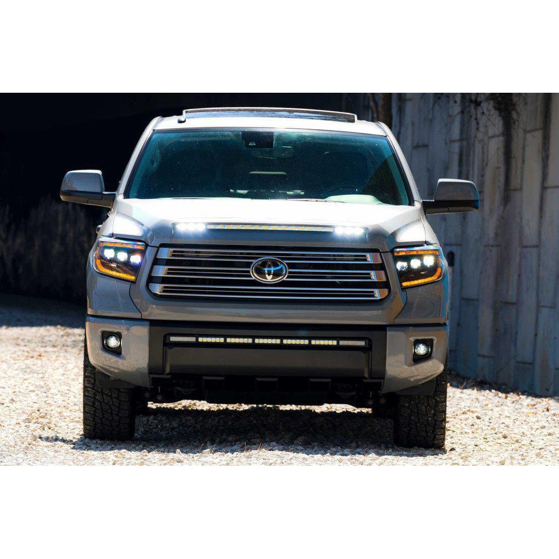 2014-2020 Toyota Tundra XB Amber LED Headlights (LF532.2-A-ASM)-Headlights-Morimoto-Dirty Diesel Customs