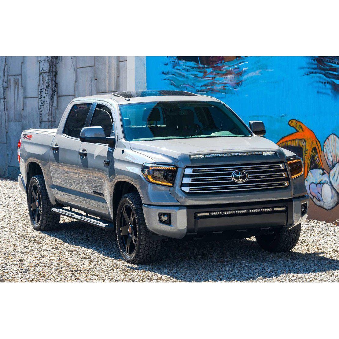 2014-2020 Toyota Tundra XB Amber LED Headlights (LF532.2-A-ASM)-Headlights-Morimoto-Dirty Diesel Customs