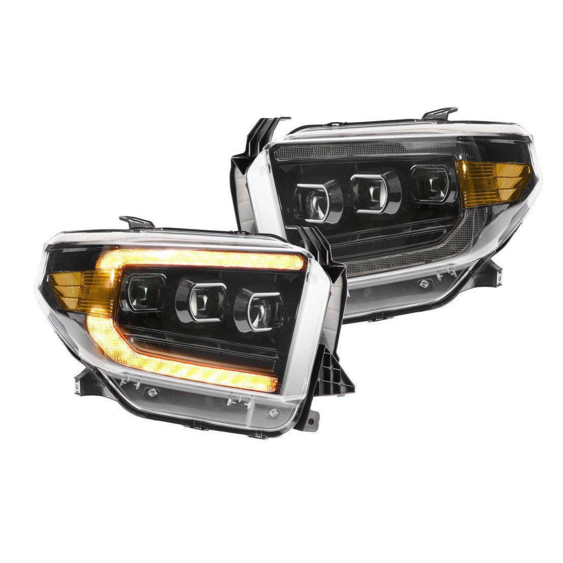 2014-2020 Toyota Tundra XB Amber LED Headlights (LF532.2-A-ASM)-Headlights-Morimoto-Dirty Diesel Customs