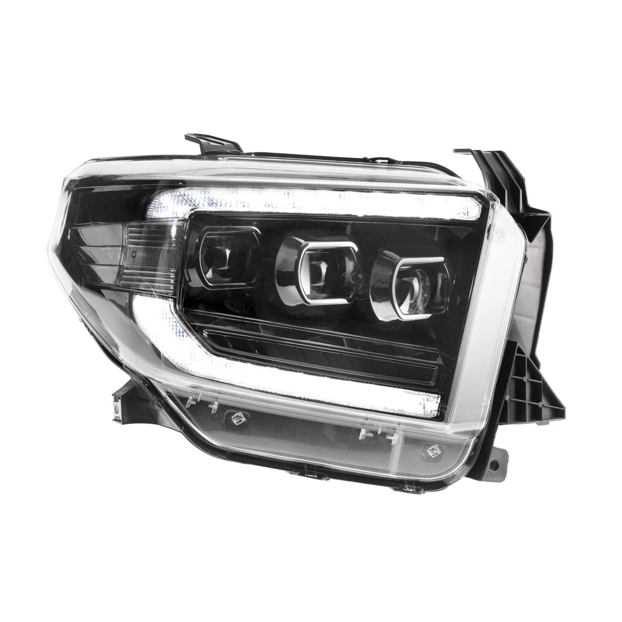 2014-2020 Toyota Tundra XB Black LED Headlights (LF532)-Headlights-Morimoto-Dirty Diesel Customs