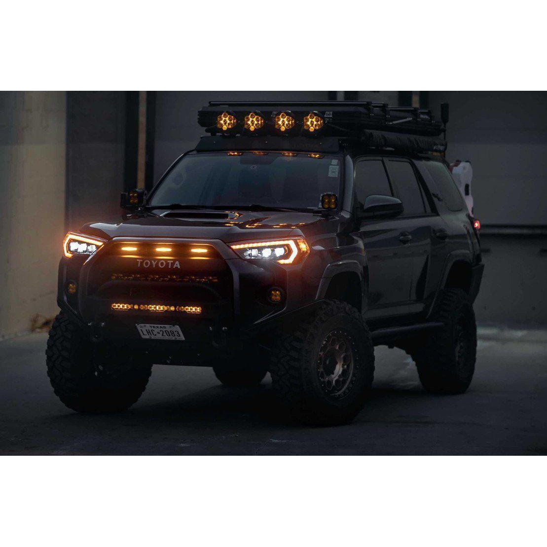 2014-2021 Toyota 4Runner XB LED Amber Headlights (LF531.2-A-ASM)-Headlights-Morimoto-Dirty Diesel Customs
