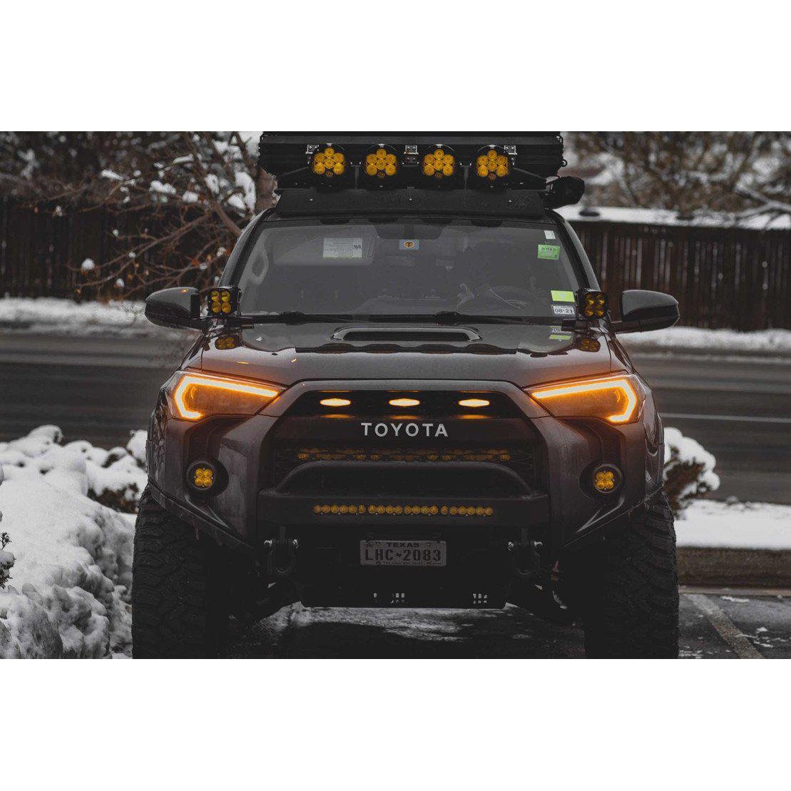 2014-2021 Toyota 4Runner XB LED Amber Headlights (LF531.2-A-ASM)-Headlights-Morimoto-Dirty Diesel Customs