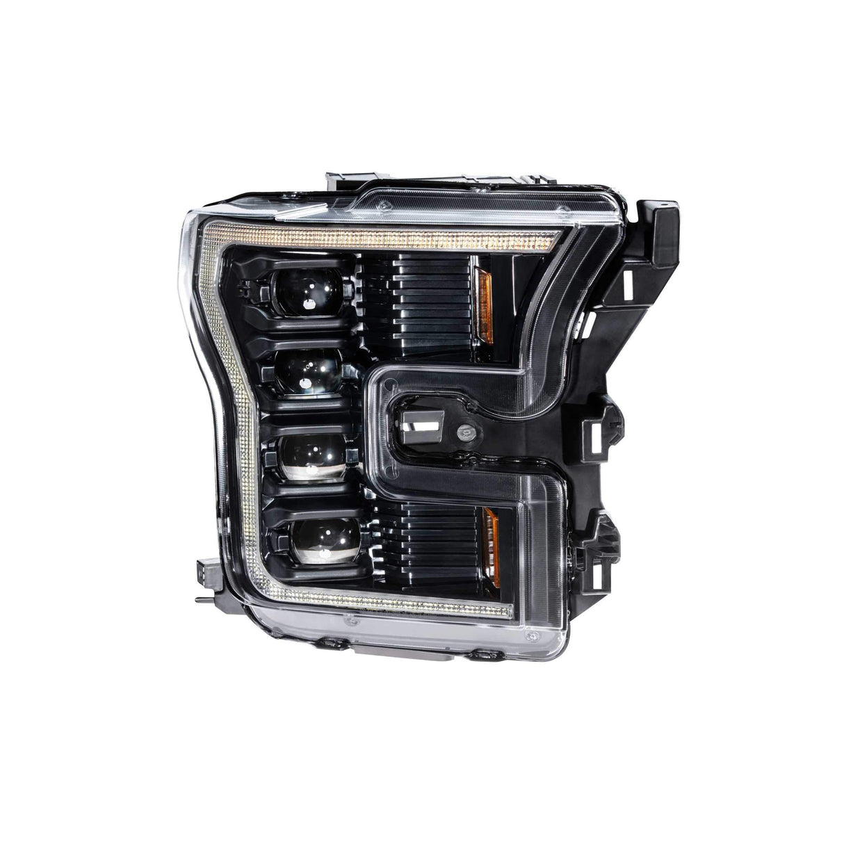 2015-2017 F150 XB LED Amber / Black Headlights (LF502-A.2-ASM)-Headlights-Morimoto-Dirty Diesel Customs