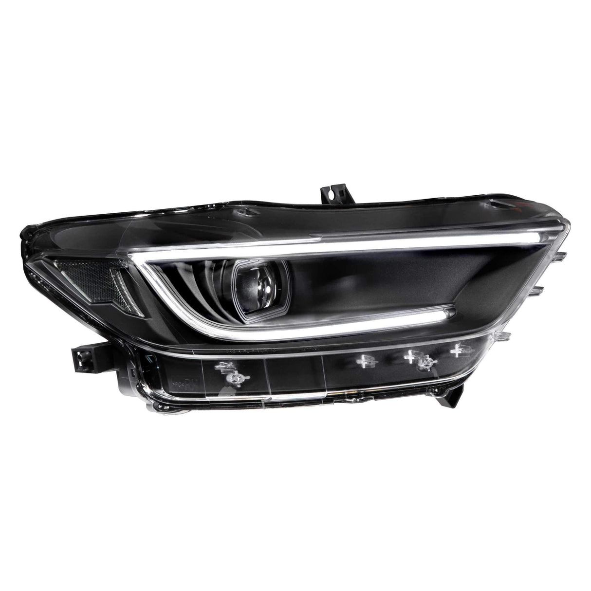 2015+ Ford Mustang XB LED Black Headlights (LF410)-Headlights-Morimoto-Dirty Diesel Customs