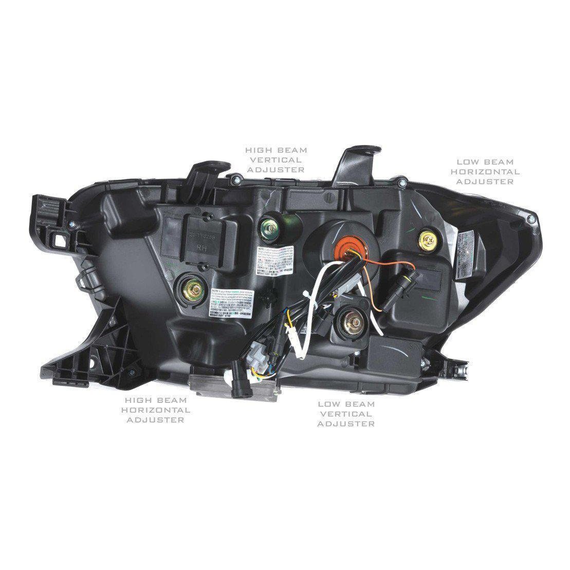 2016-2020 Toyota Tacoma XB LED Amber Headlights (LF530.2-A-ASM)-Headlights-Morimoto-Dirty Diesel Customs