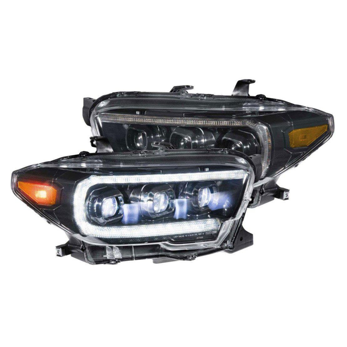 2016-2020 Toyota Tacoma XB LED Amber Headlights (LF530.2-A-ASM)-Headlights-Morimoto-Dirty Diesel Customs