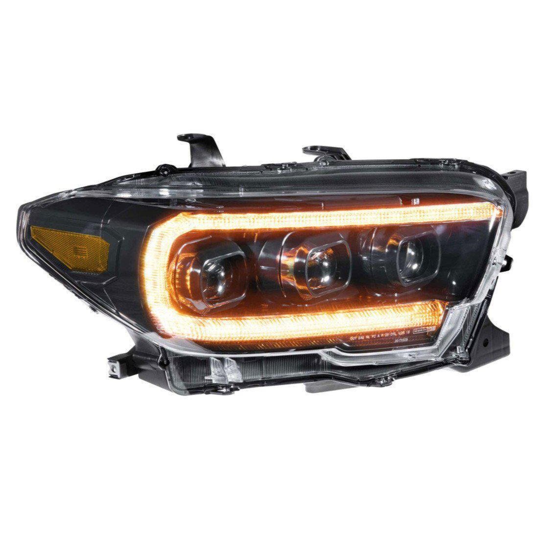 2016-2020 Toyota Tacoma XB LED Amber Headlights (LF530.2-A-ASM)-Headlights-Morimoto-Dirty Diesel Customs