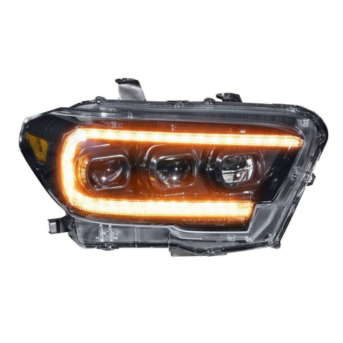 2016-2020 Toyota Tacoma XB LED Amber Headlights (LF530.2-A-ASM)-Headlights-Morimoto-Dirty Diesel Customs