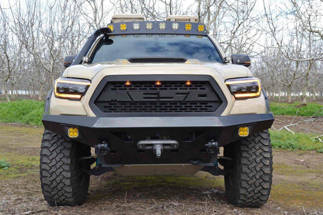 2016-2020 Toyota Tacoma XB LED Black Headlights (LF530)-Headlights-Morimoto-Dirty Diesel Customs