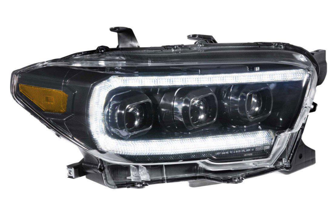 2016-2020 Toyota Tacoma XB LED Black Headlights (LF530)-Headlights-Morimoto-Dirty Diesel Customs