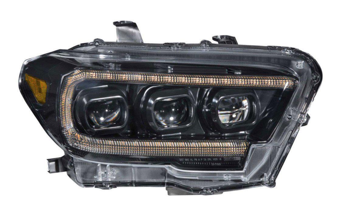 2016-2020 Toyota Tacoma XB LED Black Headlights (LF530)-Headlights-Morimoto-Dirty Diesel Customs