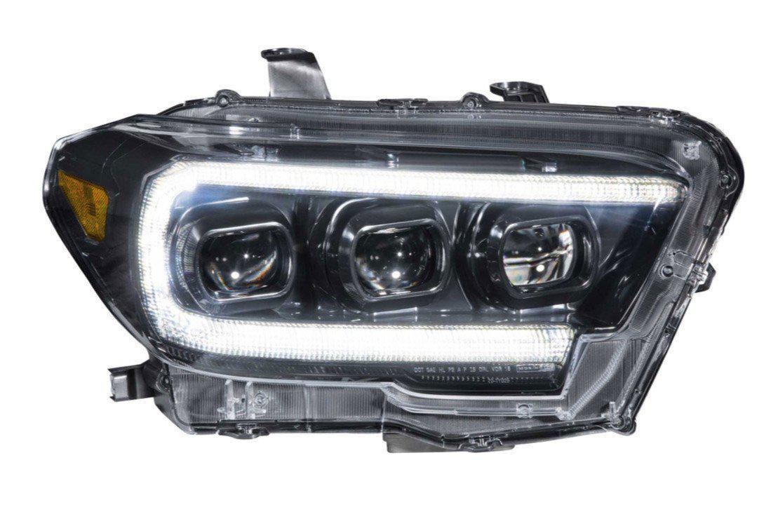 2016-2020 Toyota Tacoma XB LED Black Headlights (LF530)-Headlights-Morimoto-Dirty Diesel Customs