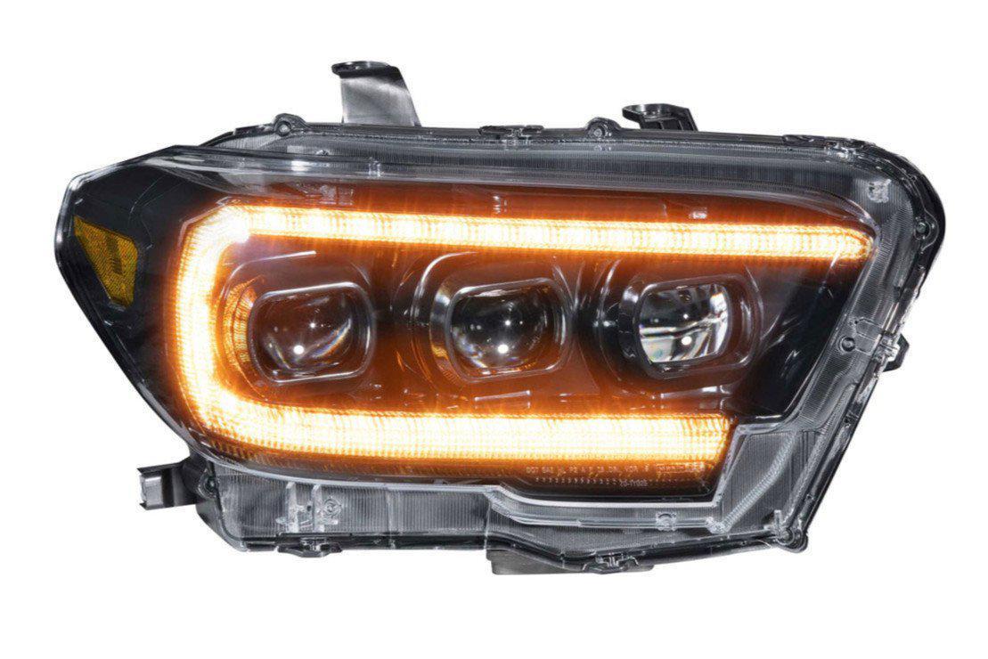2016-2020 Toyota Tacoma XB LED Black Headlights (LF530)-Headlights-Morimoto-Dirty Diesel Customs