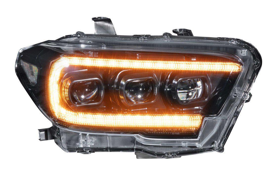 2016-2020 Toyota Tacoma XB LED Black Headlights (LF530)-Headlights-Morimoto-Dirty Diesel Customs