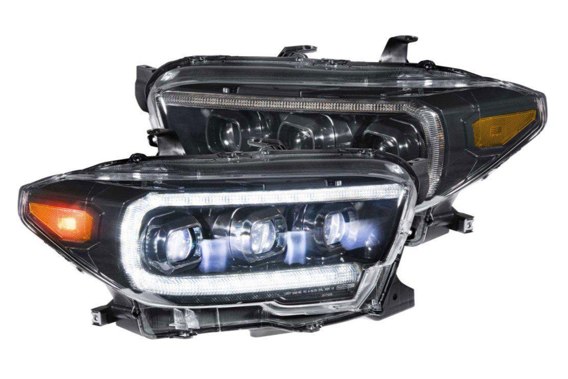 2016-2020 Toyota Tacoma XB LED Black Headlights (LF530)-Headlights-Morimoto-Dirty Diesel Customs