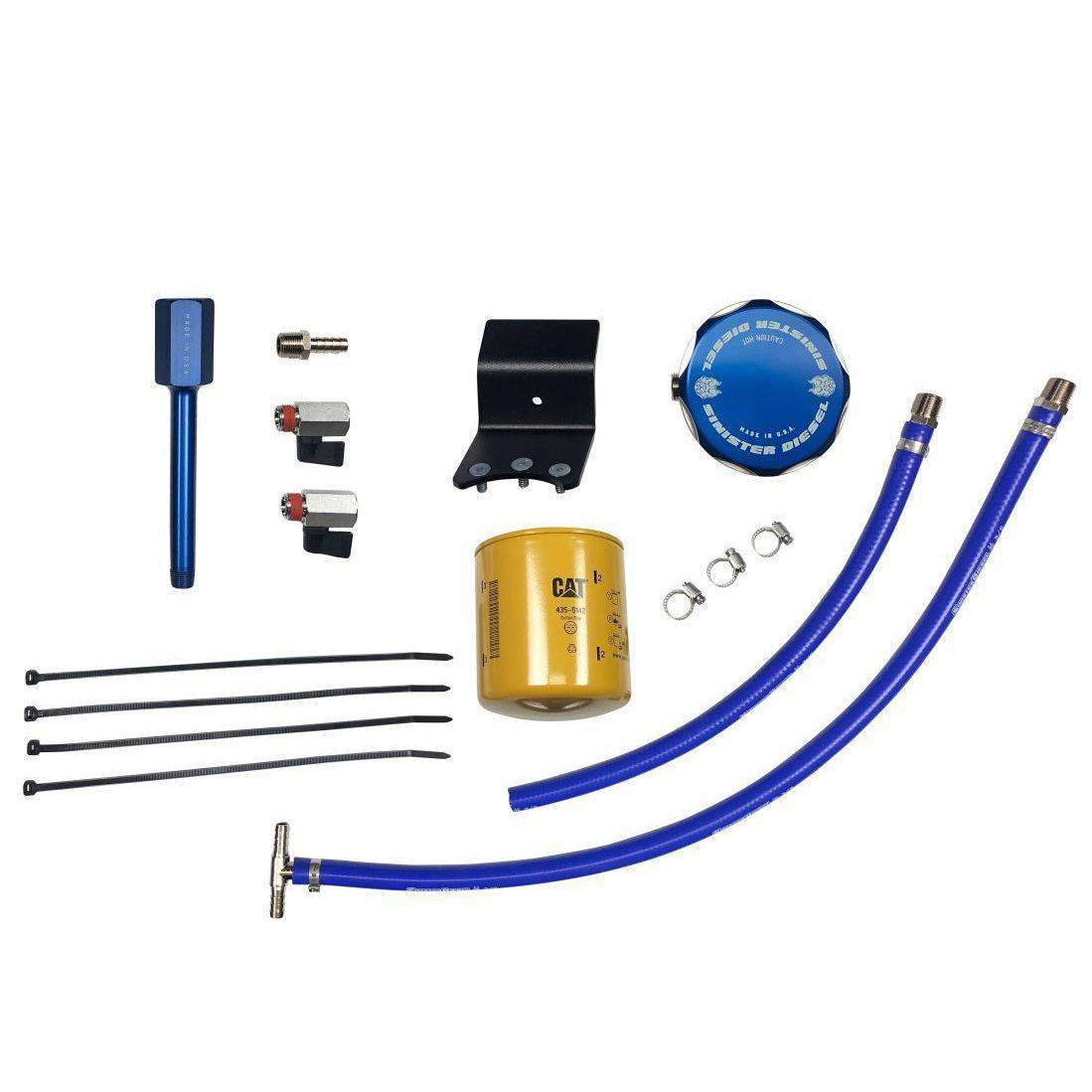 2017-2019 Powerstroke Engine Mounted Coolant Filtration System (SD-CF-6.7P-17)-Coolant Filtration System-Sinister-Dirty Diesel Customs