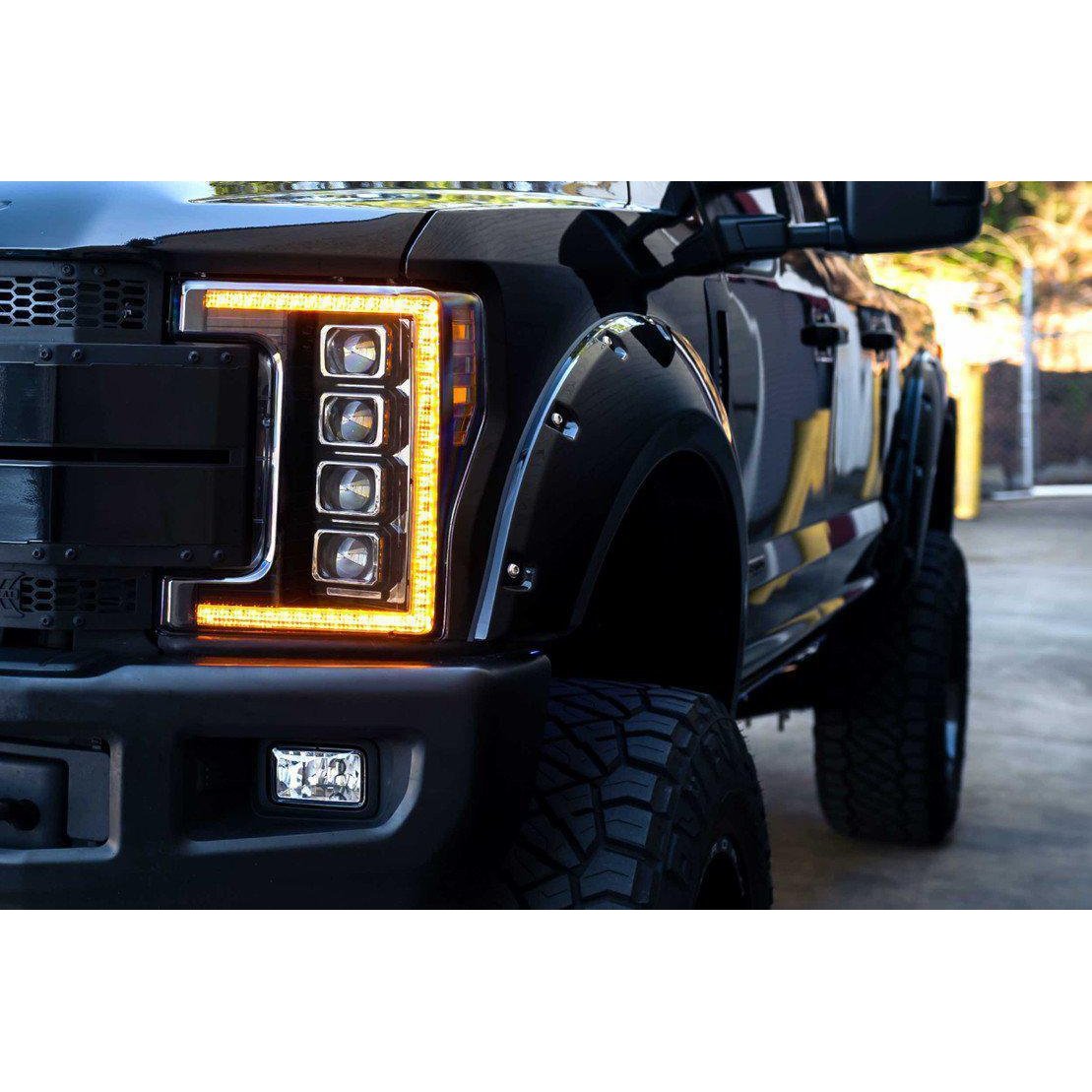 2017-2019 Powerstroke XB LED Amber Headlights (LF503-A-ASM)-Headlights-Morimoto-Dirty Diesel Customs