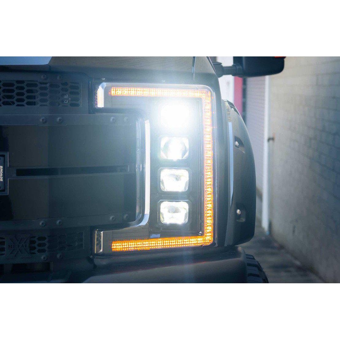 2017-2019 Powerstroke XB LED Amber Headlights (LF503-A-ASM)-Headlights-Morimoto-Dirty Diesel Customs