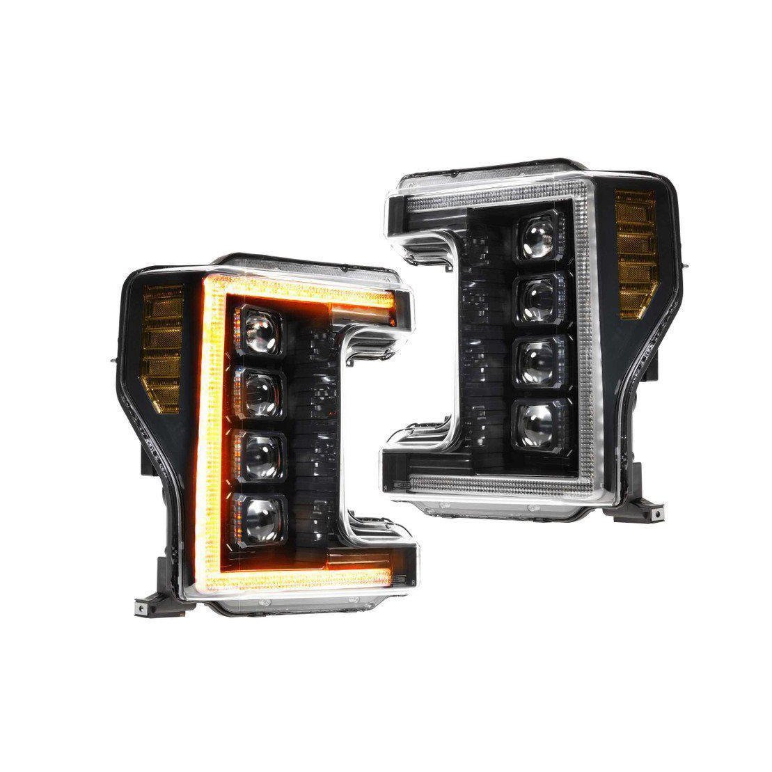 2017-2019 Powerstroke XB LED Amber Headlights (LF503-A-ASM)-Headlights-Morimoto-Dirty Diesel Customs