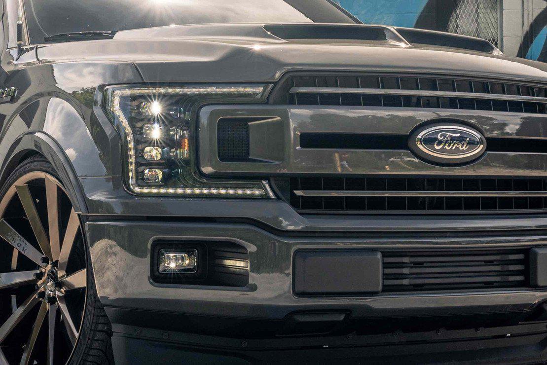 2018-2020 3.0L Powerstroke XB LED Black Headlights (LF501.2-ASM)-Headlights-Morimoto-Dirty Diesel Customs