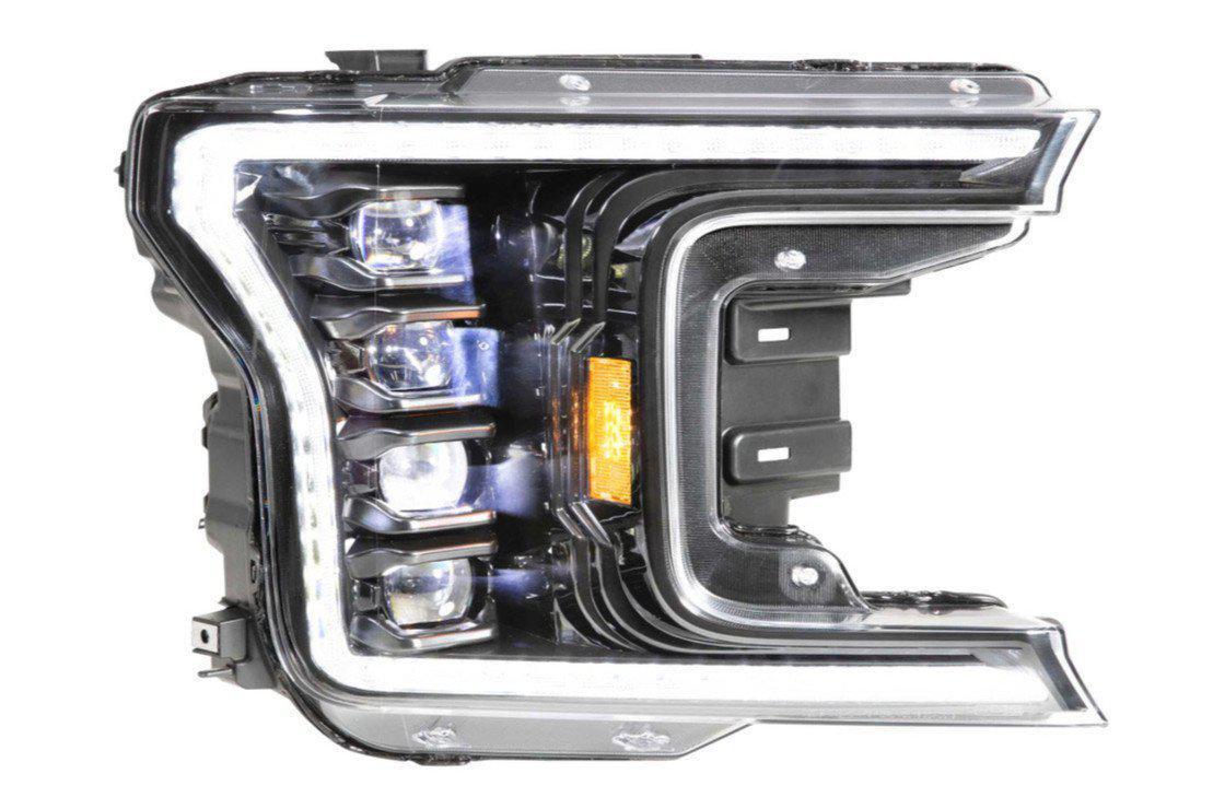 2018-2020 3.0L Powerstroke XB LED Black Headlights (LF501.2-ASM)-Headlights-Morimoto-Dirty Diesel Customs
