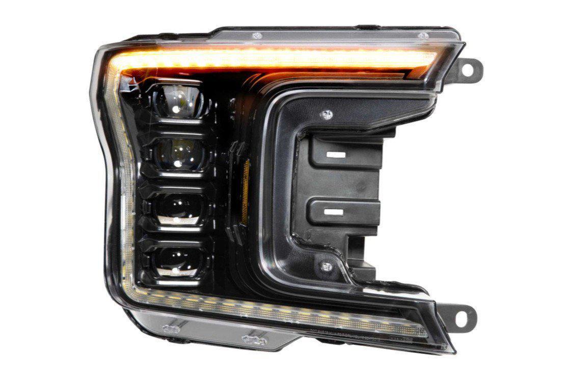 2018-2020 3.0L Powerstroke XB LED Black Headlights (LF501.2-ASM)-Headlights-Morimoto-Dirty Diesel Customs