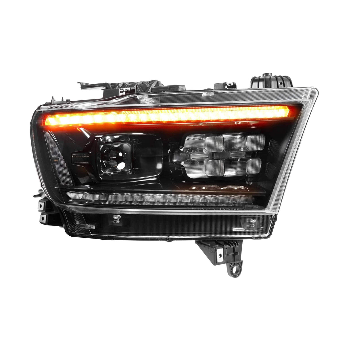 2019+ EcoDiesel XB LED Black Headlights (LF523)-Headlights-Morimoto-Dirty Diesel Customs