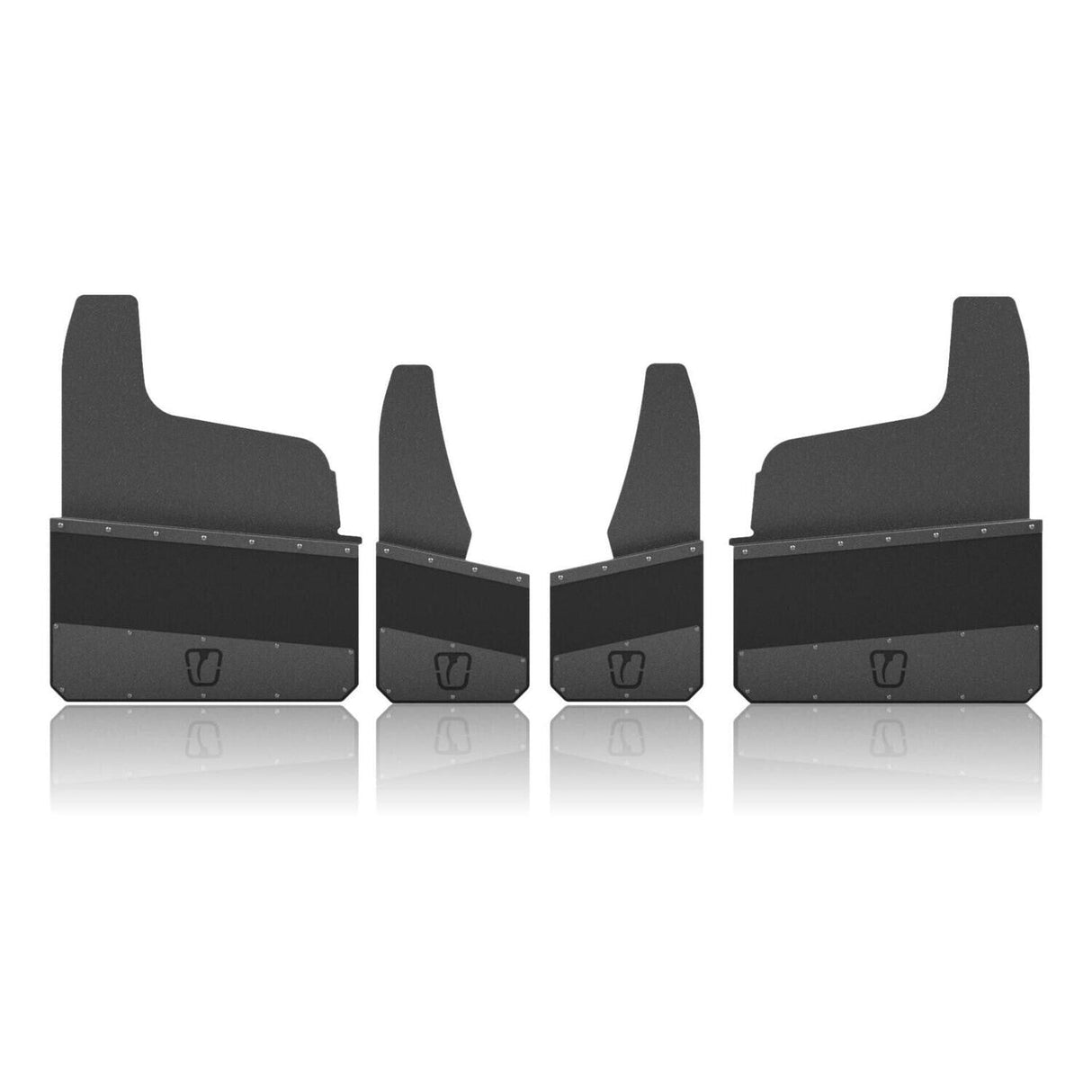 DIRTY Standard Height Dually Mud Flaps-Mud Flap-Trigger Industries-Dirty Diesel Customs