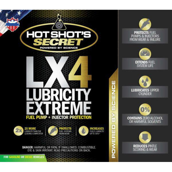 Hot Shot's Secret LX4 Lubricity Extreme (LX404Z)-Lubricant-Hot Shot's Secret-Dirty Diesel Customs