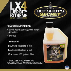 Hot Shot's Secret LX4 Lubricity Extreme (LX404Z)-Lubricant-Hot Shot's Secret-Dirty Diesel Customs