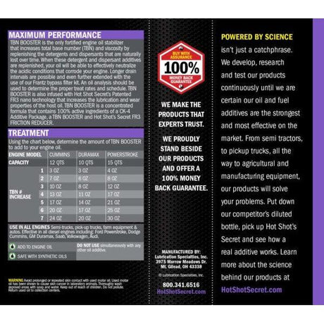 Hot Shot's Secret TBN Booster (HSSTBN32Z)-Oil Additive-Hot Shot's Secret-Dirty Diesel Customs