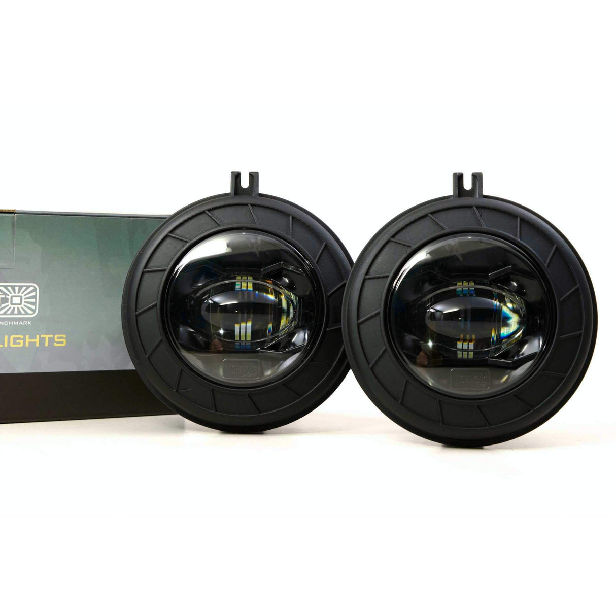 Mopar Universal XB LED Black Fog Lights (LF610-S)-Fog Lights-Morimoto-Dirty Diesel Customs