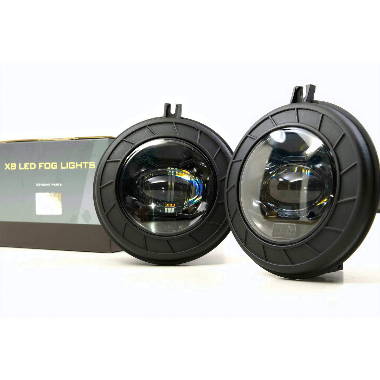 Mopar Universal XB LED Black Fog Lights (LF610-S)-Fog Lights-Morimoto-Dirty Diesel Customs