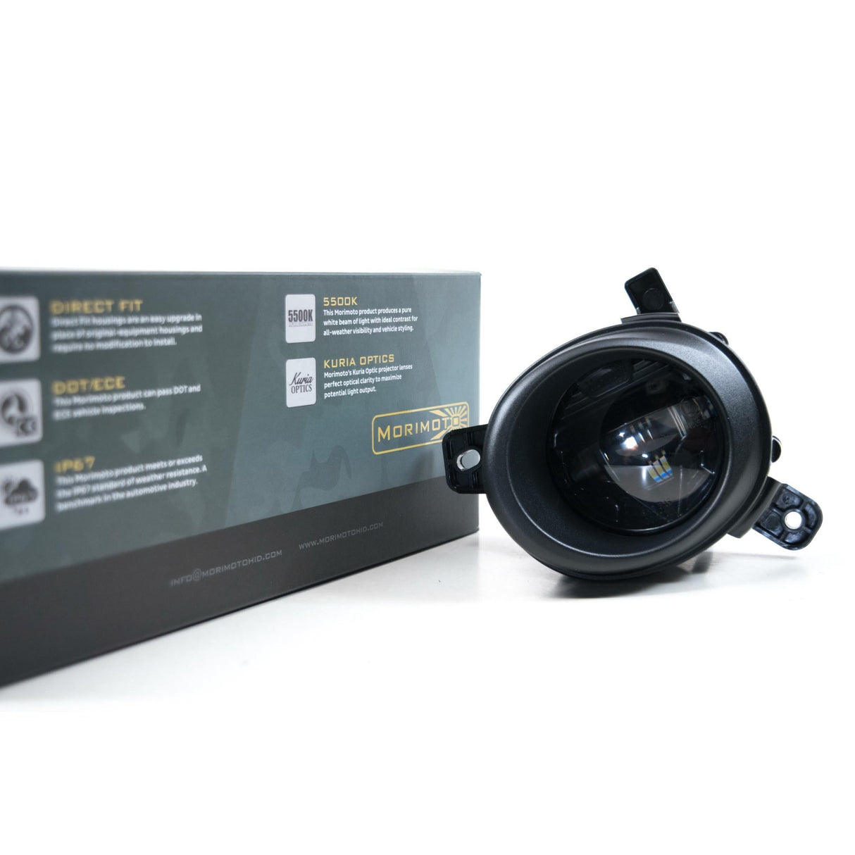 Morimoto XB LED Fogs: Type A5 (Set / Black) (LF641)-Fog Lights-Morimoto-Dirty Diesel Customs