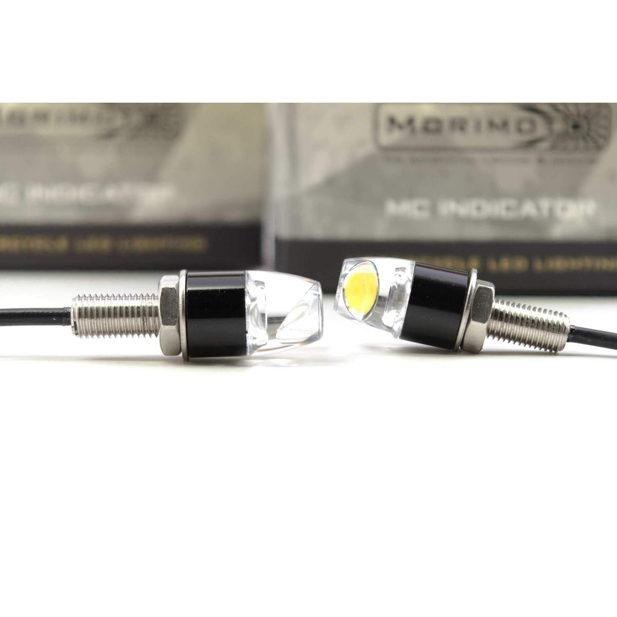 Motorcycle Pindicator Dual Intensity Amber (LED1211)-Lighting Accessories-Morimoto-Dirty Diesel Customs