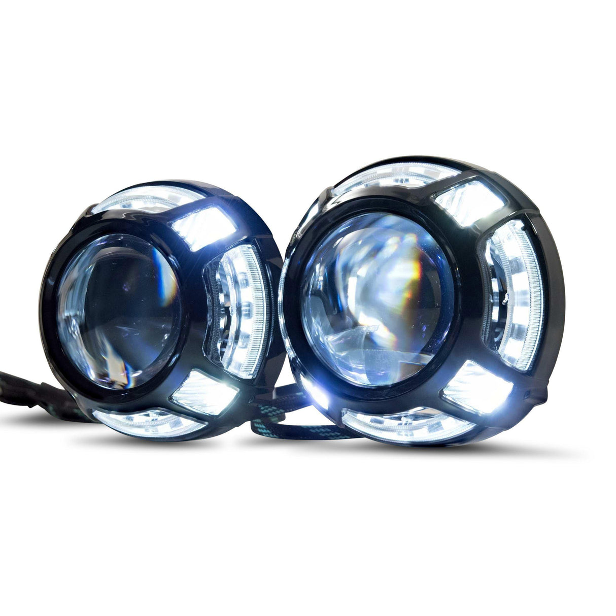 Panamera Black LED Switchback Shroud (S265)-Lighting Accessories-Morimoto-Dirty Diesel Customs