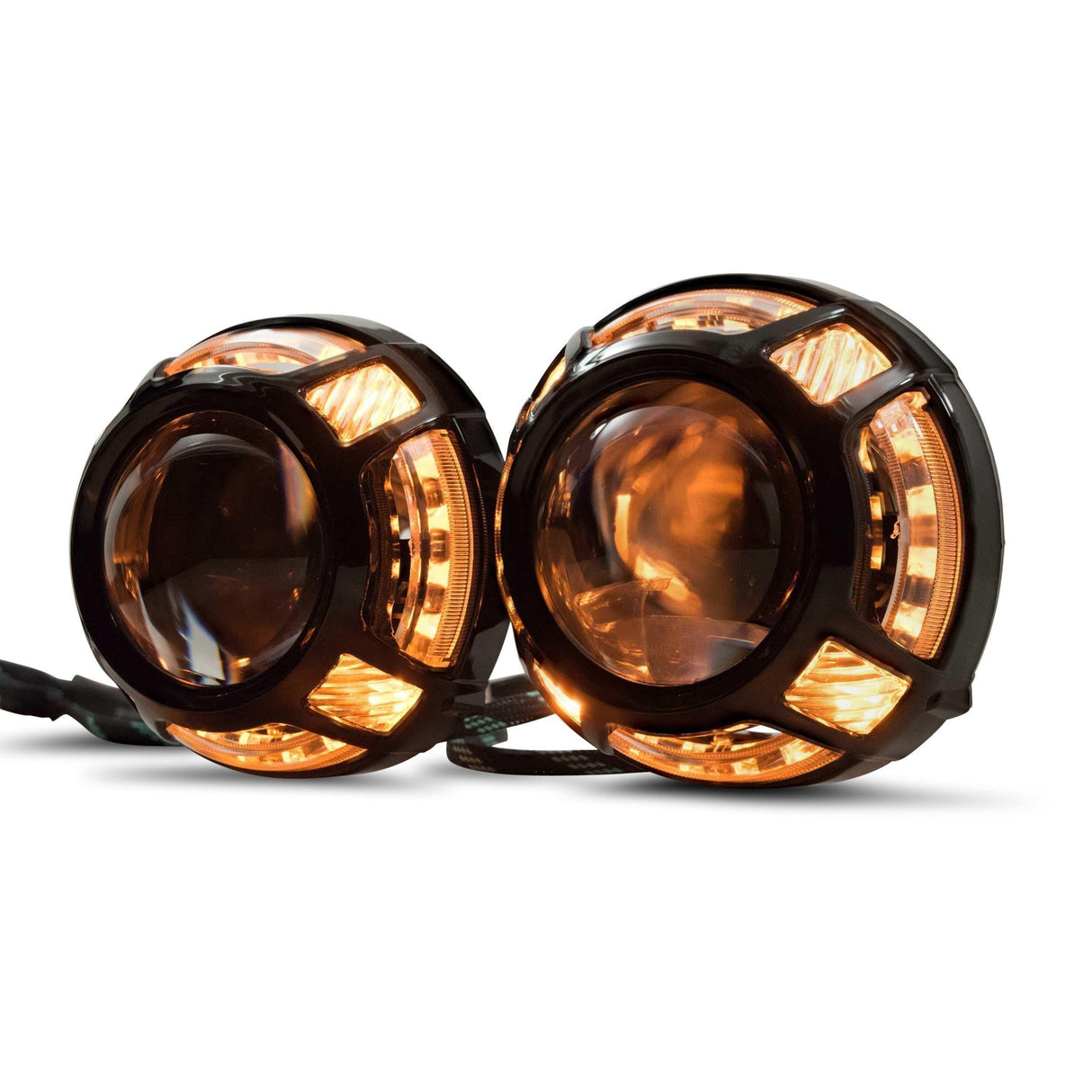 Panamera Black LED Switchback Shroud (S265)-Lighting Accessories-Morimoto-Dirty Diesel Customs