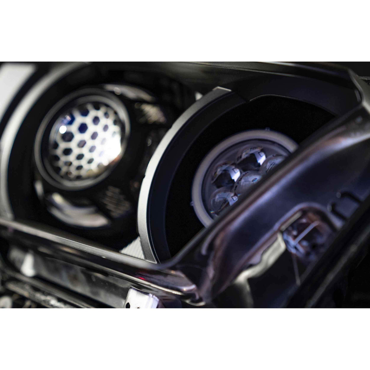 Panamera Black LED Switchback Shroud (S265)-Lighting Accessories-Morimoto-Dirty Diesel Customs