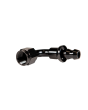 Universal 10" 90 Deg. To Hose Barb Black (FPE-PL-90-10)-Adapters-Fleece Performance-Dirty Diesel Customs