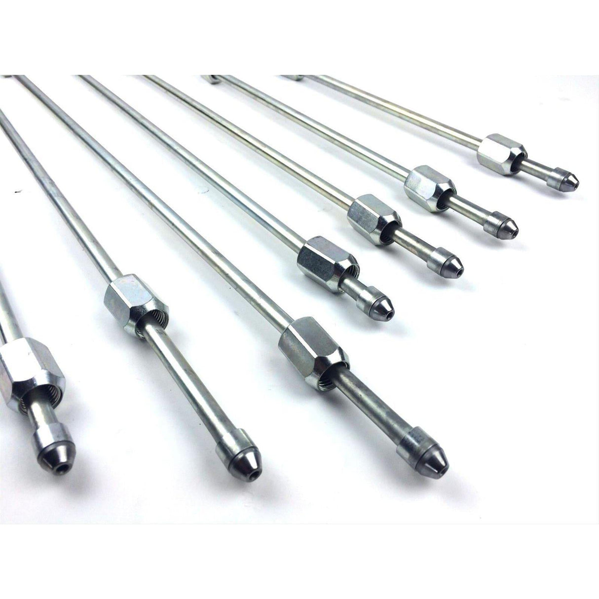 Universal 23" High-Pressure Fuel Line (8mm x 3.5mm Line, M14x1.5 Nuts) (FPE-34200-23)-Fuel Lines-Fleece Performance-Dirty Diesel Customs