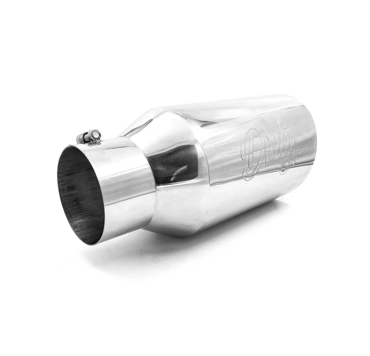 Universal 5-8" Dirty Stainless Exhaust Tip (DDC-EXH-A071)-Exhaust Tips-Dirty Diesel Customs-Dirty Diesel Customs