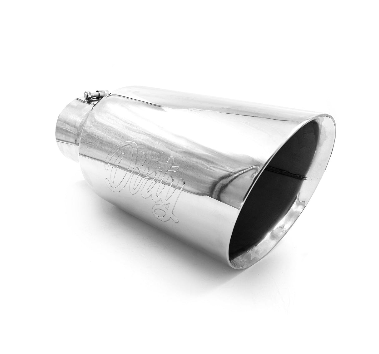 Universal 5-8" Dirty Stainless Exhaust Tip (DDC-EXH-A071)-Exhaust Tips-Dirty Diesel Customs-Dirty Diesel Customs