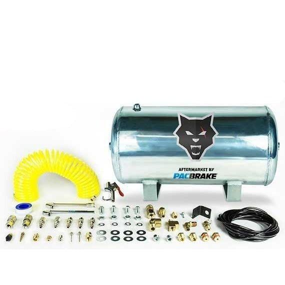 Universal 5 Gallon Aluminum Air Tank Kit w/ Air Accessories (HP10268)-Air Tank-PACBRAKE-Dirty Diesel Customs