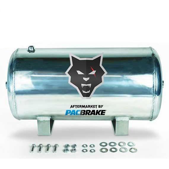 Universal 5 Gallon Aluminum Air Tank Kit w/ Harware (HP10265)-Air Tank-PACBRAKE-Dirty Diesel Customs