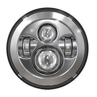 Universal 7" DOT Headlight for Motorcycles & Jeeps (10-20213/10-20214)-Driving Light-Speed Demon-10-20214-Dirty Diesel Customs