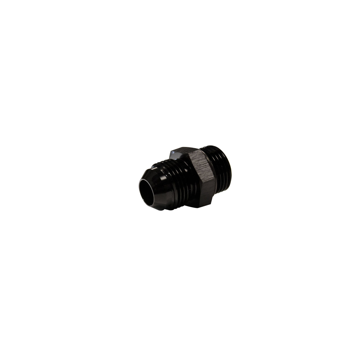 Universal -8 to 3/4"-16 Straight Male Black w/ O-Ring (FPE-APT-34-08)-Adapters-Fleece Performance-Dirty Diesel Customs