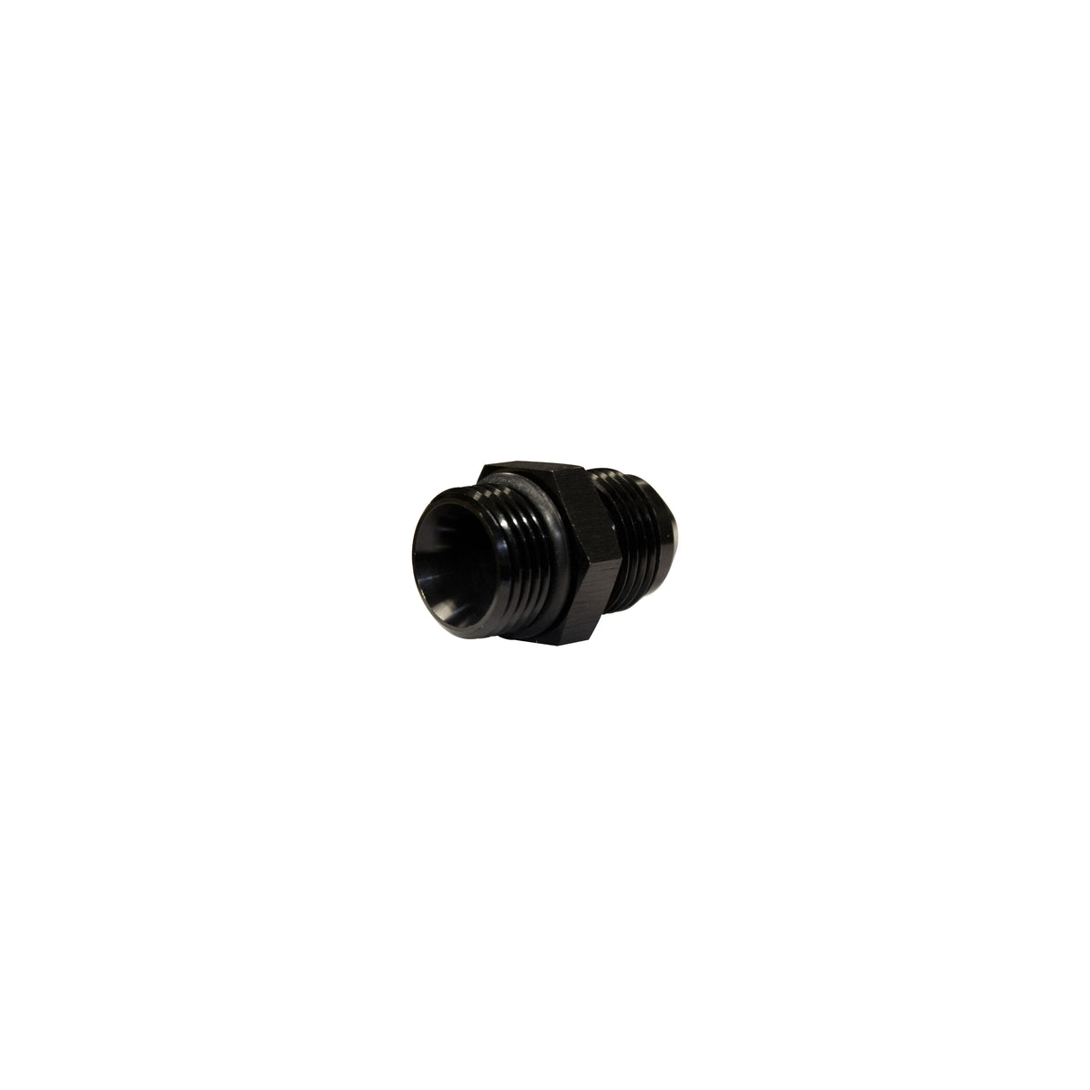 Universal -8 to 3/4"-16 Straight Male Black w/ O-Ring (FPE-APT-34-08)-Adapters-Fleece Performance-Dirty Diesel Customs