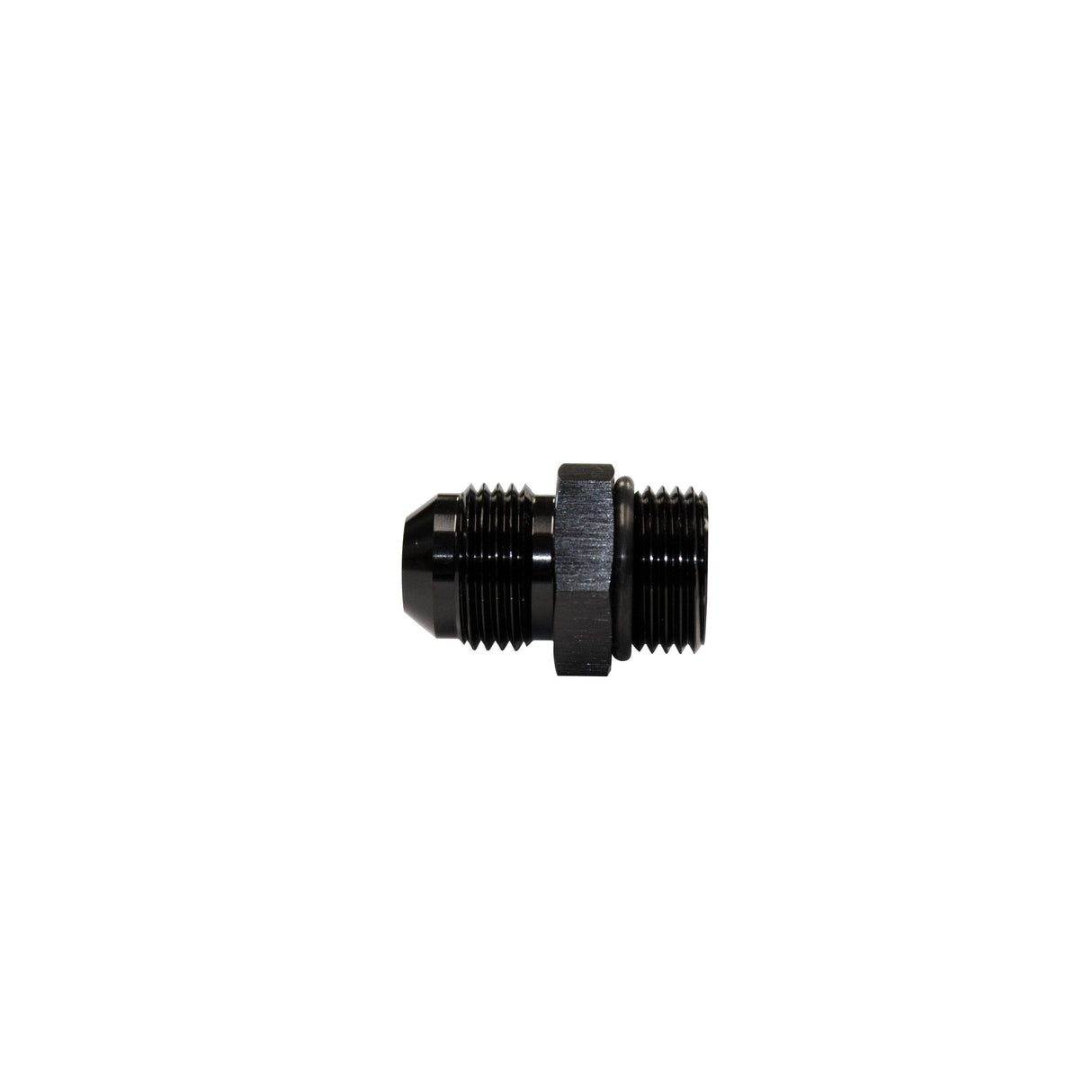 Universal -8 to 3/4"-16 Straight Male Black w/ O-Ring (FPE-APT-34-08)-Adapters-Fleece Performance-Dirty Diesel Customs