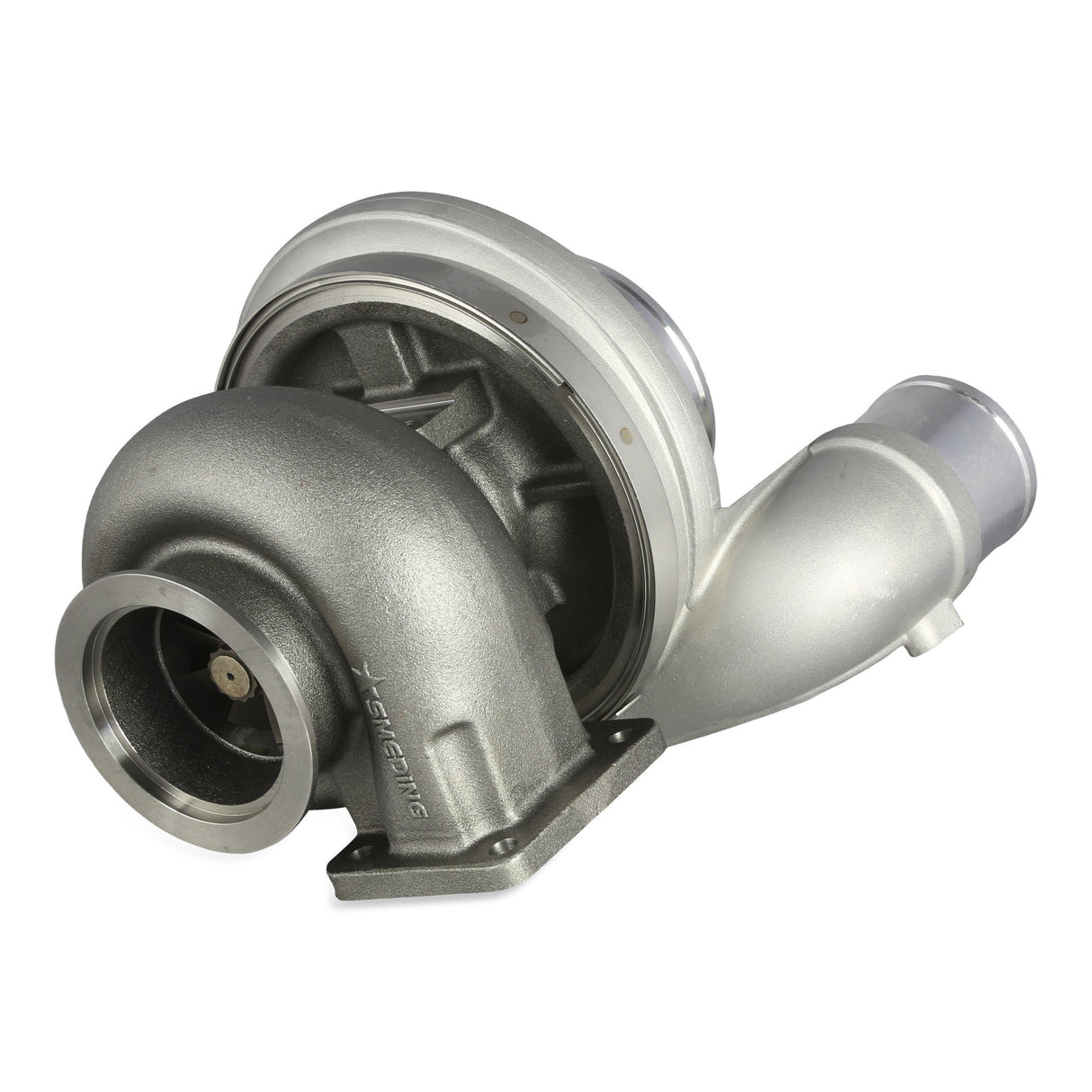 Universal Billet S472 T4 90 Degree Cover Turbocharger (BS4728390STDS490)-Performance Turbocharger-Smeding Diesel LLC-Dirty Diesel Customs