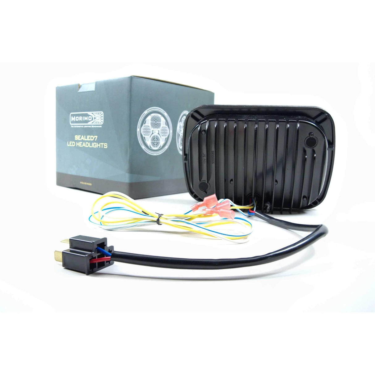 Universal Black Sealed Beam Bi-LED 5x7 Light (LF268)-LED Bulb-Morimoto-Dirty Diesel Customs